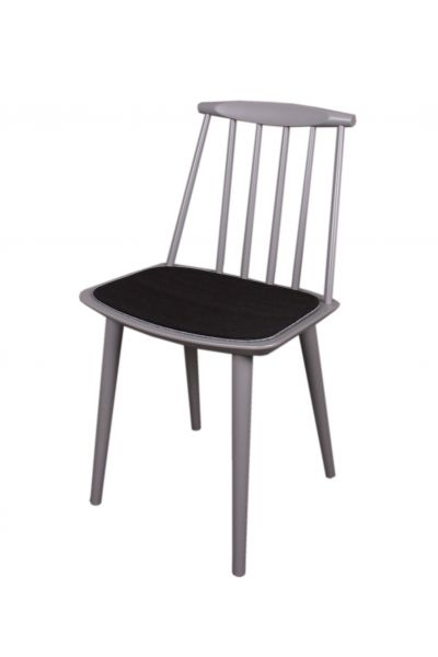 Rückenvital Stuhl und Bürostuhl, Walnuss, mit Wollfilz-Sitzauflage