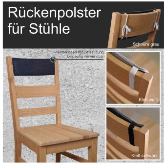 Rückenkissen Filz 